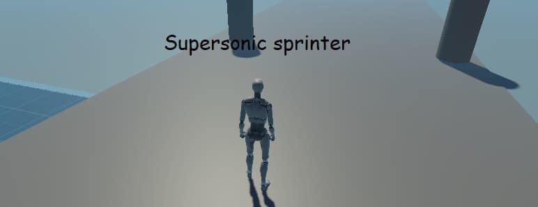 Supersonic sprinter