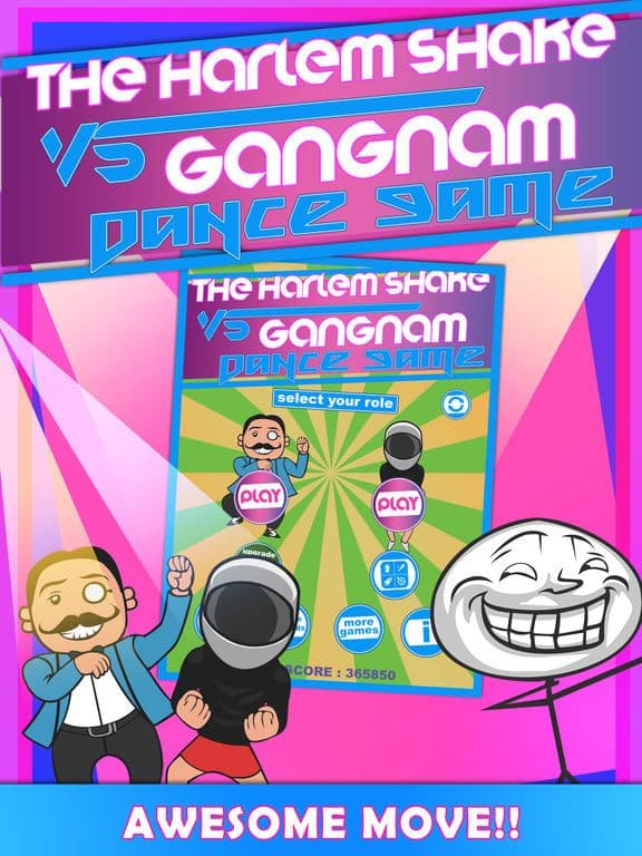 The Harlem Shake vs Gangnam Dance Game