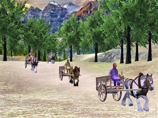 Go Cart Horse Racing Free screenshot 2