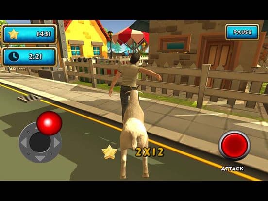 Frenzy Wild Goat Sim Rampage 3D screenshot 5