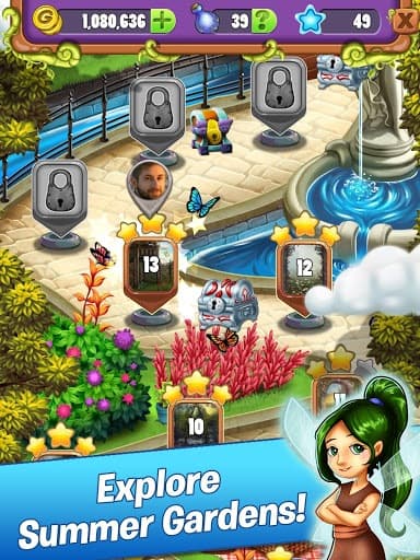 Mahjong Garden Four Seasons - Free Tile Game screenshot 3
