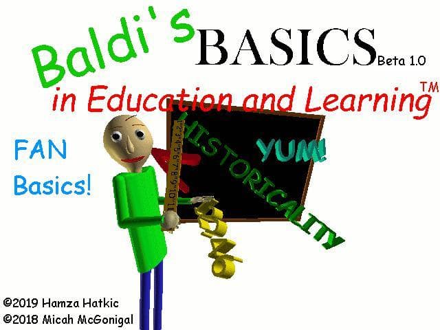 Baldis Fan Basics (Baldis basics fangame) screenshot 2