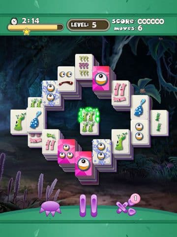 Weird Tiny Monster Mahjong - Addicting Chinese tile-matching board game screenshot 3