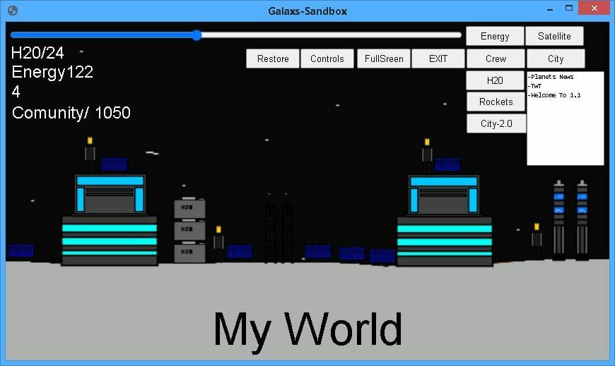 Galaxs-SandBox screenshot 4