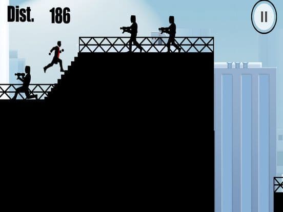 Agent Run And Dash In Vector City 2 - Best vector game for iPhone screenshot 4