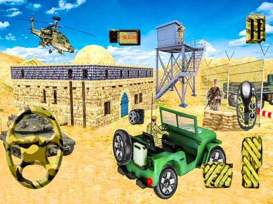 Army 4x4 Truck Check Post