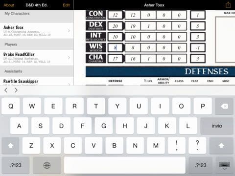 Real Sheet Unlimited: D&D 4th Edition screenshot 3