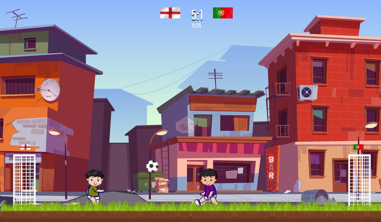 Funny Street Football screenshot 4
