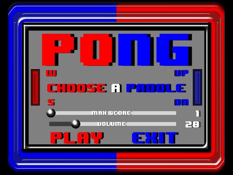 PONG: Red & Blue screenshot 2