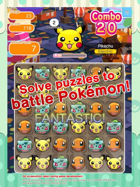 Pokémon Shuffle Mobile screenshot 6