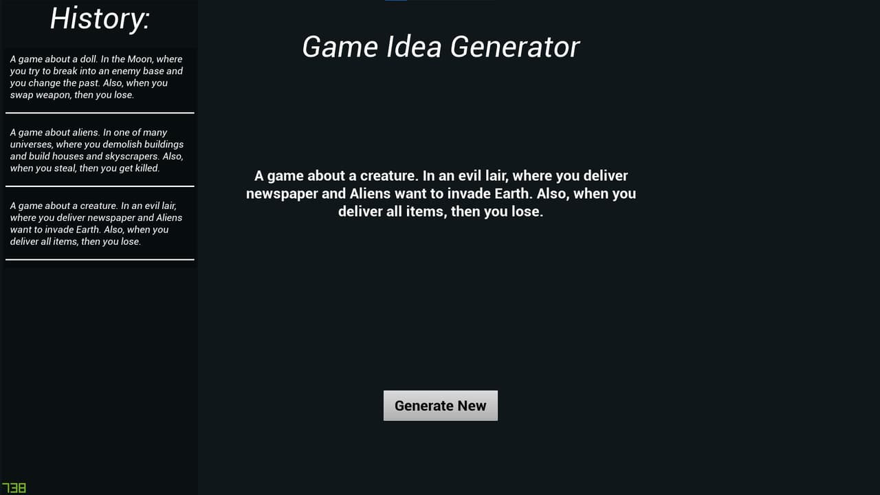 Game Idea Generator (Ali107)