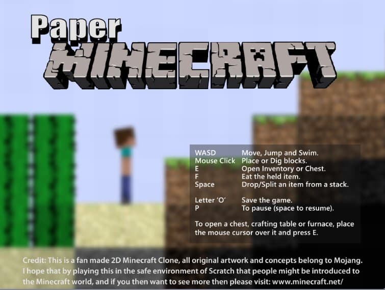 Paper Minecraft (Kdesa08)