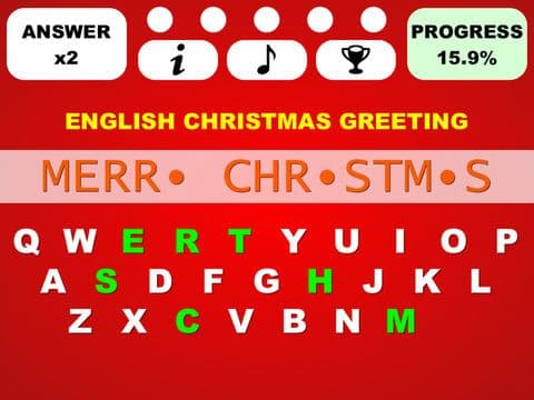 Christmas Words screenshot 2