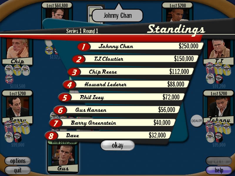 Poker Superstars Invitational Tournament screenshot 4