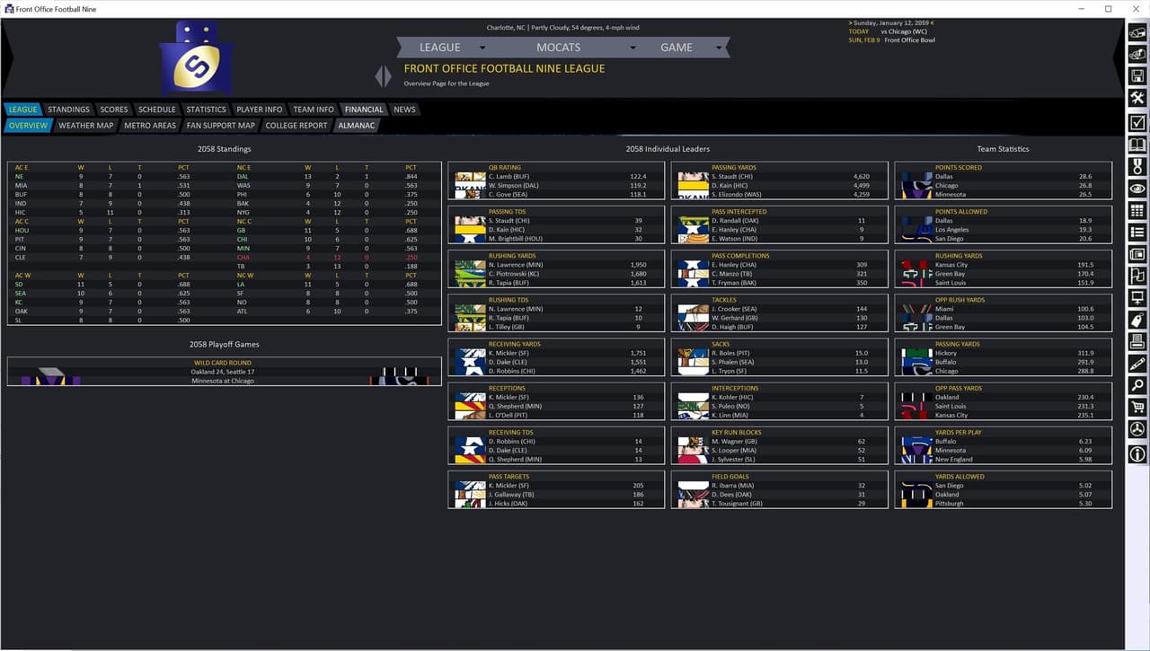 Front Office Football Nine screenshot 6