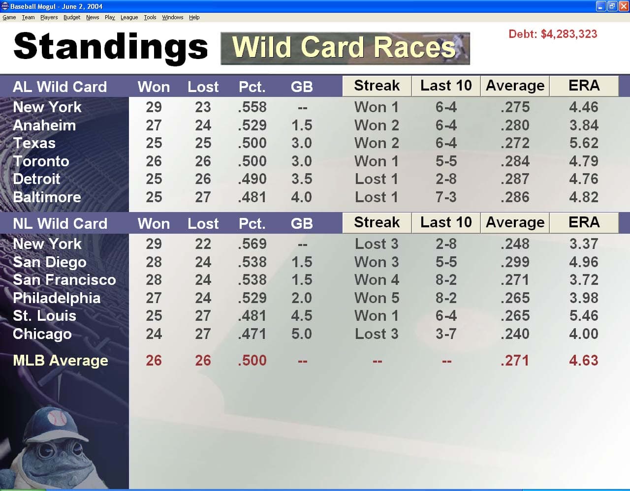 Baseball Mogul 2005 screenshot 6