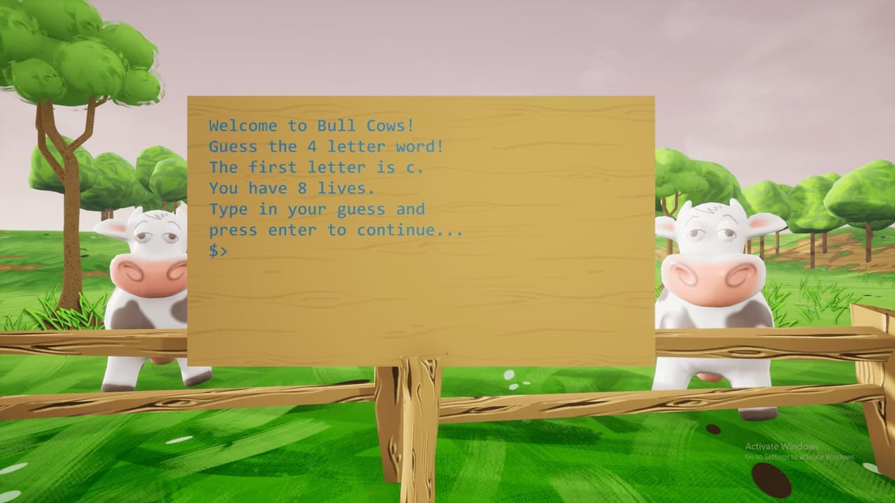 Word Game (itch) (Dexters Lab Game Studios) screenshot 2