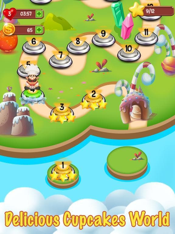Cupcake Bakery Match 3 screenshot 4