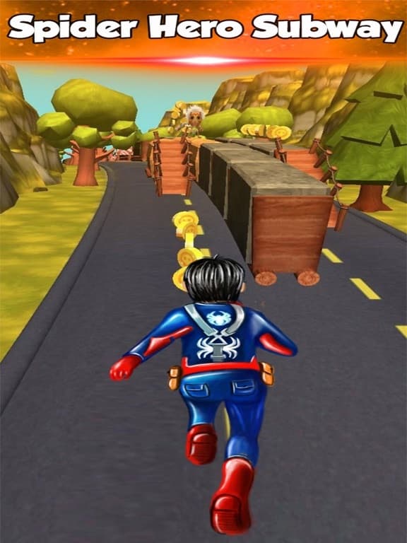 Subway Spider Hero screenshot 2