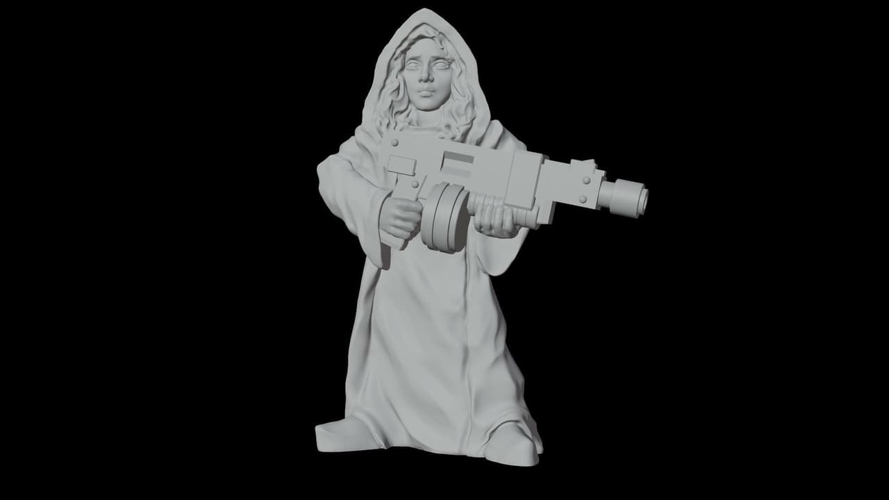 3d Printable Cultist - Diana