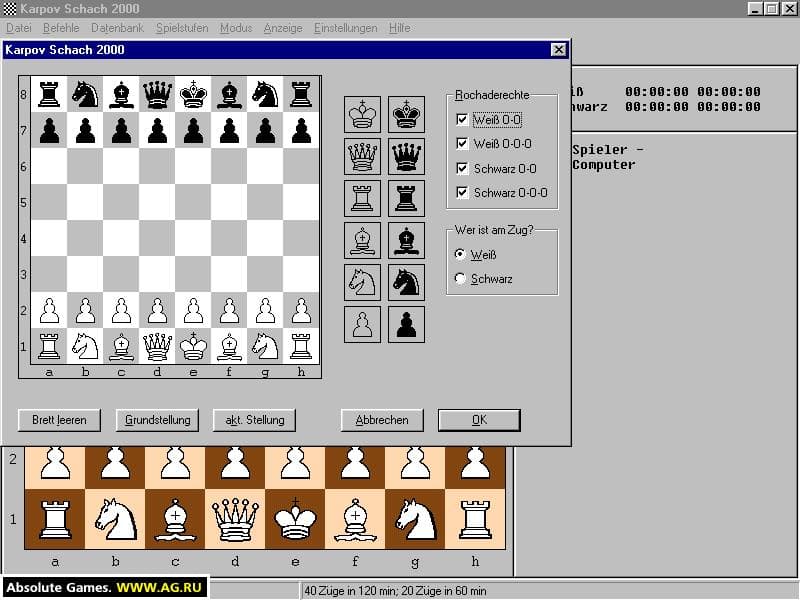 Karpov Schach 2000 screenshot 3