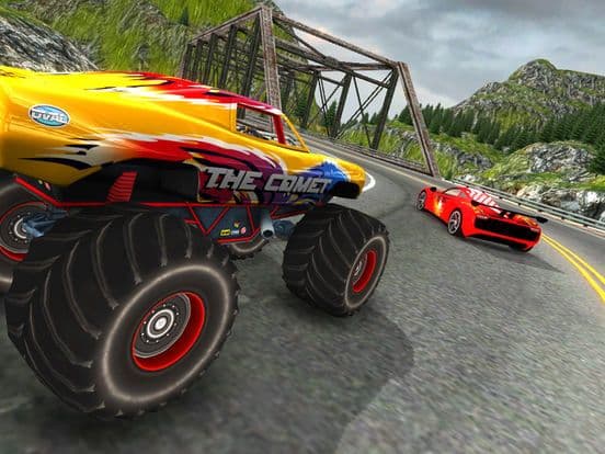 Crazy Car vs Monster Truck Racer 3D screenshot 4