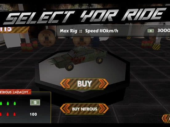 Extreme Racing Zombie Attack screenshot 4