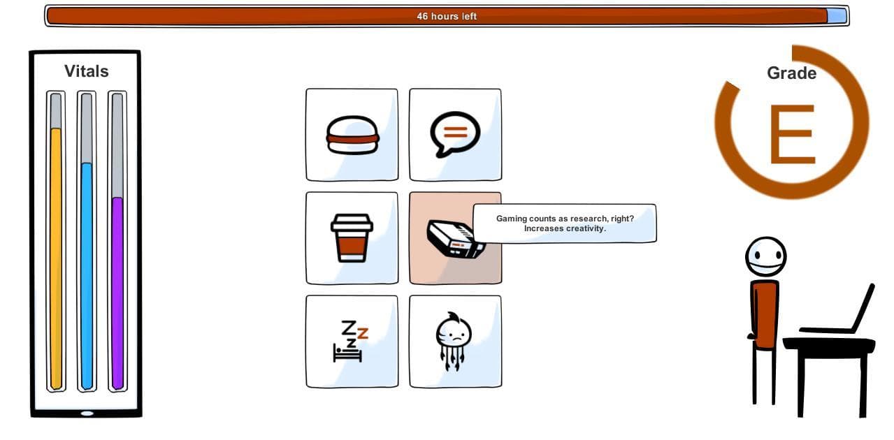 MeatlyJam: A Game About Making A Game For MeatlyJam, Made For Meatly Jam screenshot 2