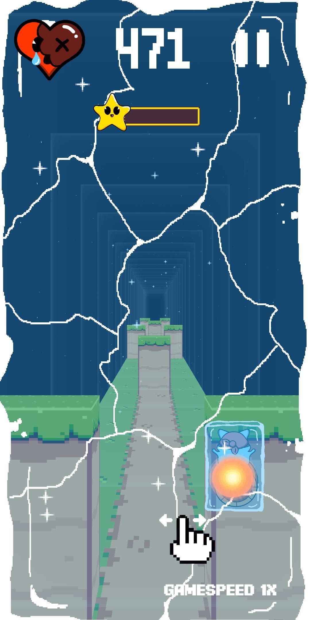 Construct 3 template mobile game - Captain barrelcat screenshot 3