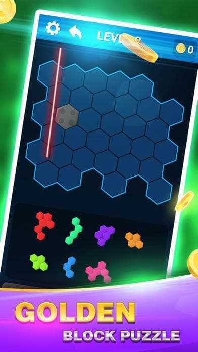 Golden Block Puzzle screenshot 2
