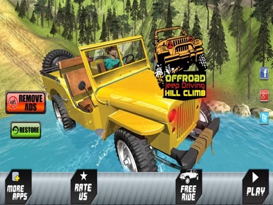 4x4 Offroad Jeep Hill Climbing screenshot 2