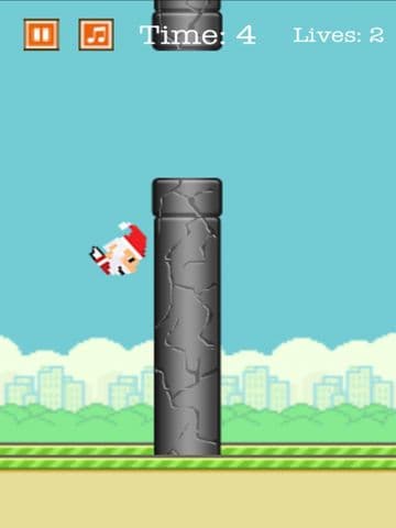 Aaaaaah! Flappy Santa screenshot 5