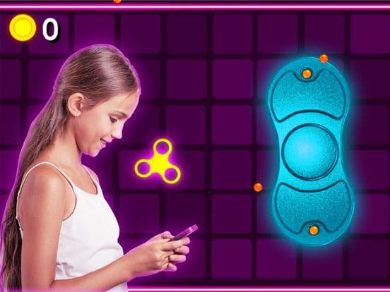 Fidget Spinner Wheel Arcade Game The Floor is Lava screenshot 4