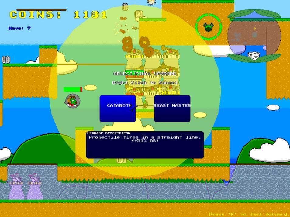 Super Frugtopia - Platforming Tower Defense screenshot 5