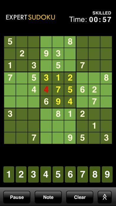Expert Sudoku screenshot 4