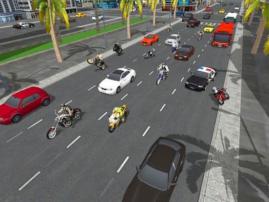 Motorcylce Racing in 3D City screenshot 5
