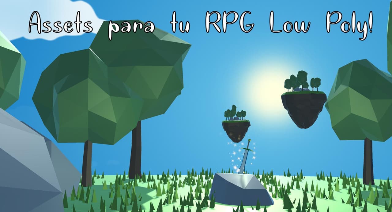 Low poly RPG assets by Ibelan
