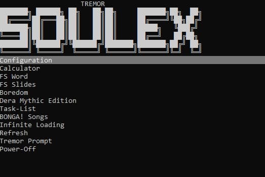 Tremor Soulex OS screenshot 5