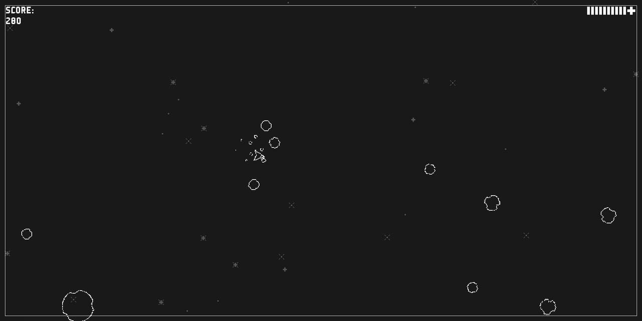 Asteroids (itch) (Vulpini Templar) screenshot 2