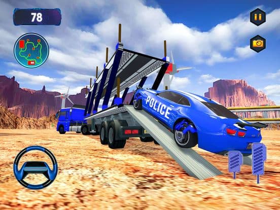 Police Transporter Truck Games screenshot 3