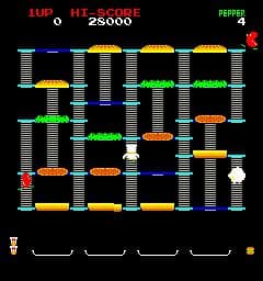 BurgerTime (1982) screenshot 5