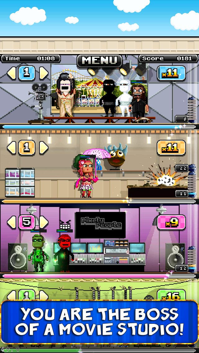 Pixely People Making Movies screenshot 2