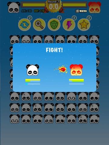 Panda Kung Fu Fighting: Cute Multiplayer Match 3 Game for Boys & Girls