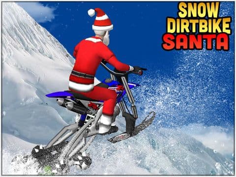 Snow Dirt Bike Santa screenshot 3