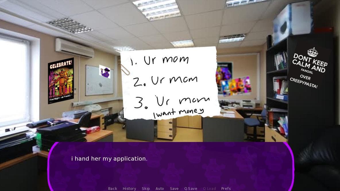 FNAF VN (demo lol) screenshot 3