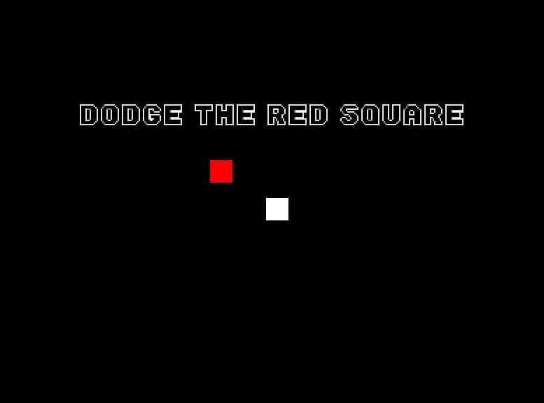 dodge the red square