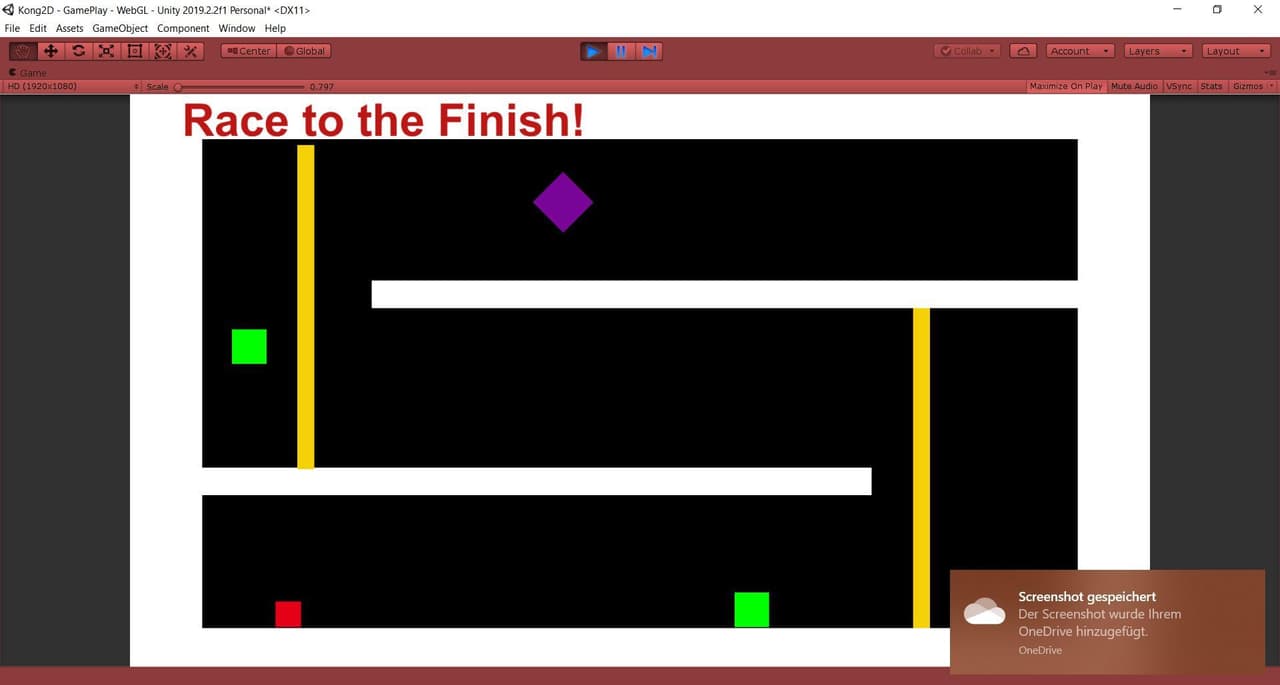 Kong2D made with primitives screenshot 2