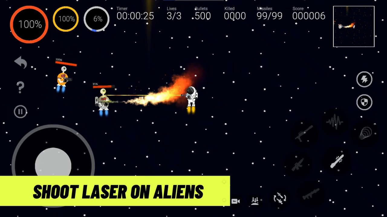 Fatal Space: Free Action And Space Shooter Game screenshot 2