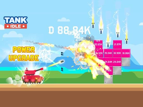 Idle Tank vs. Blocks screenshot 2