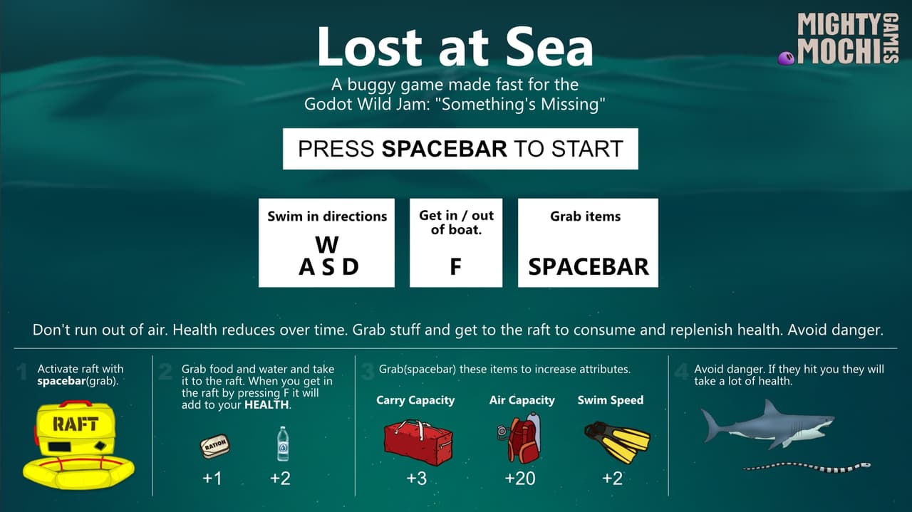 Lost at Sea - Godot Wild Jam screenshot 2